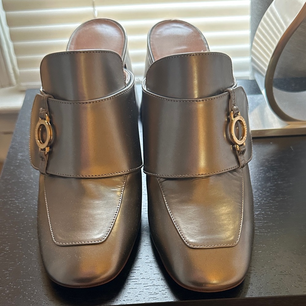 Elegant Silver Women's Mules